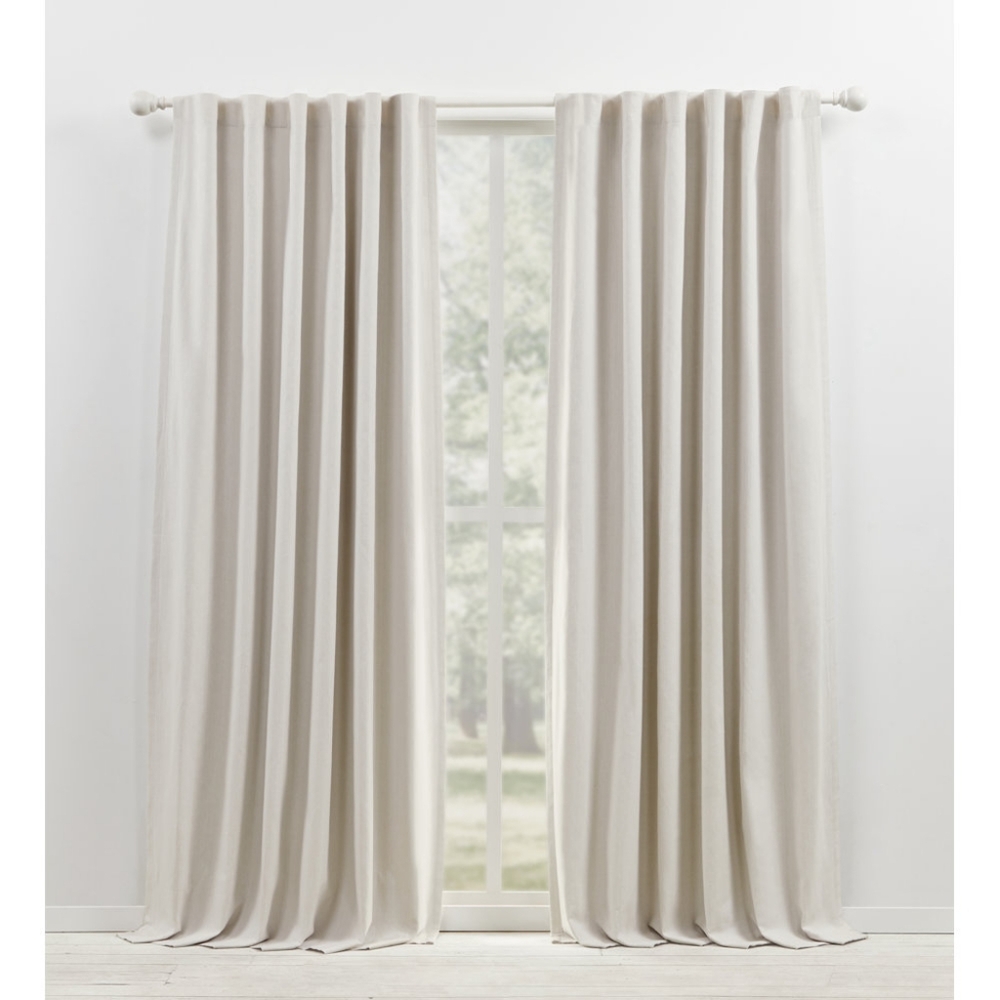 Lauren Ralph Lauren Neutral Ivory/Taupe Drapery Panel